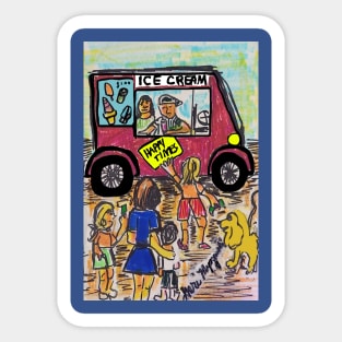 The Ice Cream Man Sticker